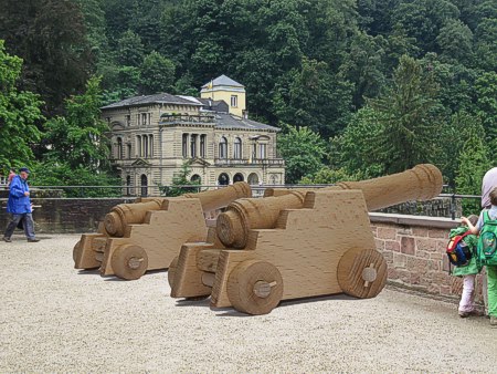Grundsteinlegung fr das Besicherzentrum im Schloss Heidelberg