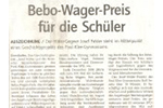 Bebo Wagner Preis
